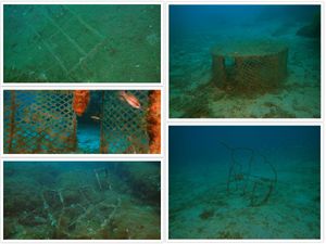 FOTO Ronioci upozorili na gomilu odbačenog i za živi svijet opasnog ribolovnog alata kod Supetra!