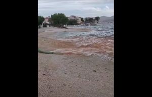 Pogledajte kako graditelji kuće u Brodarici mulj i smrdljivi otpad crpe direktno u more!