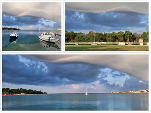 FOTO: DEKA IZNAD OTOKA Iznad Paga se pojavili neobični oblaci