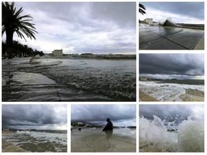 VIDEO Splitska riva u potpunosti je pod morem!