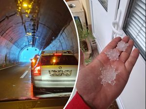 SILOVITO NEVRIJEME KOD SPLITA Vozači u strahu od tuče stajali u tunelima!