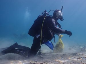 FOTO Ekološka akcija čišćenja podmorja uvale Nečujam u sklopu projekta "Eko Šolta - ispod i poviše"