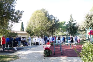 Unutar bolničkog parka Županijske specijalne bolnice na Rabu, otvoren park za vježbanje i rehabilitaciju