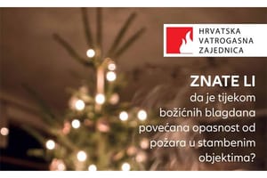 Vatrogasci upozoravaju: "Oprezno s korištenjem božićnih dekoracija!"