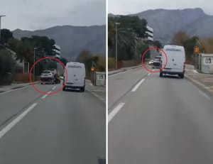 VIDEO Pogledajte snimku luđačkog pretjecanja kod Omiša