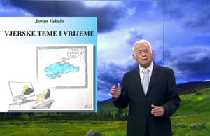 U sjećanje na meteolegendu, Vakula izdao knjigu "Vjerske teme i vrijeme"