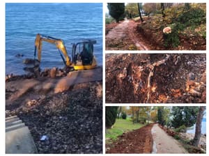 BAGERI U NJIVICAMA "Čupaju nam zeleni obalni pojas, šire put vozilima za buduće ugostiteljske objekte"