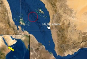 Raketiran grčki brod u Crvenom moru