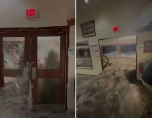 VIDEO: NEPREDVIĐENI VAL Potopljena američka vojna baza u Pacifiku