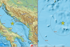 Treslo se u moru 60-ak milja južno od Splita