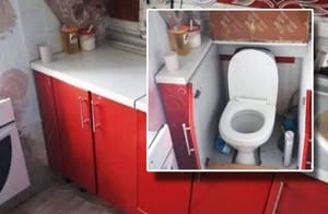 Garsonjera od 450 eura s wc školjkom unutar kuhinjskih elemenata