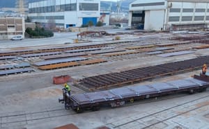 Prvi kontigent limova nakon korone stigao kompozicijom vlaka u Brodosplit