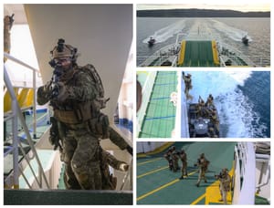 FOTO: NATO vojnici "upali" na Jadrolinijin trajekt