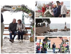 FOTO Turistima u centru Opatije na Uskrs ni južina ne smeta