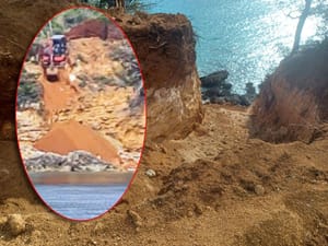 DEVASTACIJA NA RABU: "Ovo divljaštvo djelo je bolesnika!" Vlasnik parcele: "Materijal je sam pao dolje"