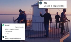 Klapa Intrade zbunila umjetnu inteligenciju: "Ljudi, vjerujte samo sebi i onome što vidite svojim očima..."