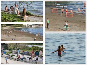 FOTO Splićani se požurili osvježiti na Bačvice