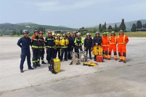 Osposobljavanje njemačkih vatrogasaca za gašenje požara raslinja