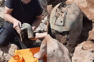 VELIKO OTKRIĆE NA PELJEŠCU Pronađena očuvana grčko-ilirska kaciga, stara oko 2500 godina!