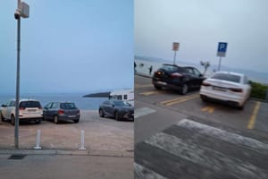 U Njivicama na Krku netko se parkira po rivi, a 40 metara dalje ima parking - i nitko im ne može ništa!