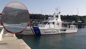 Nasukana jedrilica kod Žirja, Lučka kapetanija spasila 5 Austrijanaca