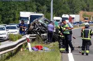 Dvije nesreće na autocesti A1, više osoba ozlijeđeno, zatvorena prometna traka!