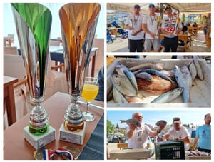 Ivan Galzina iz Zadra prvak države u sportskom ribolovu štapom iz brodice, Luka Gredičak viceprvak