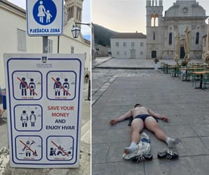 HVAR Turisti se rugaju zemlji koju posjećuju, jer mogu!