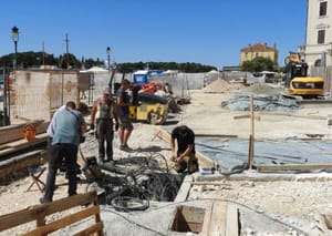 SEZONA BAGERA Radovi u centru Rovinja još uvijek traju!