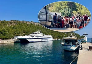 RASTEREĆENJE HVARSKOG PORTA Sve više putnika koristi luku Vira