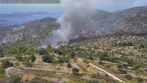 Brzom reakcijom vatrogasci zaustavili širenje požara na Hvaru!