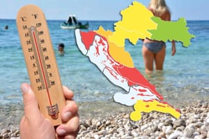 CRVENI METEOALARM ZA OBALU Vruće i... vrlo vruće!