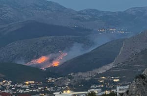 Požar kod raketne baze u Žrnovnici pod kontrolom