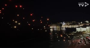 Svjetlosni dronovi upriličili spektakl iznad Dubrovnika