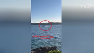 Pogledajte policiju kako glisira na manje od 300 metara od obale: "I onda mi govorimo o poštivanju zakona..."