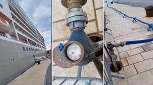 DONOSIMO VIDEO Zadrani ostali bez vode, jer se morao namiriti kruzer - Vodovod Zadranima: "Pukla je cijev"