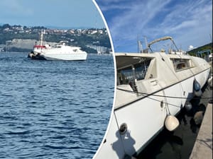 Iz Izole u Kraljevicu tegli se ovo plovilo: "U vlasništvu njemačkog Ukrajinca, ide na uništenje - opasno je, nitko ga ovdje nije htio!"