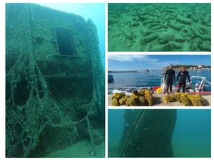 Uz olupinu njemačkog broda ispred makarske plaže katastrofa: "Suncobrani, stolice, gomila boca, ambalaža fast fooda..."