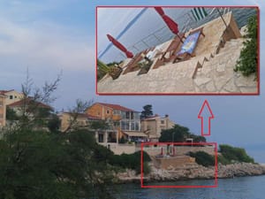 BETONDŽIJA S ČIOVA Izgradili mul i sunčalište, a kamera koja bespravno prati ljude na pomorskom dobru i dalje stoji?