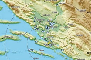EPICENTAR NA PELJEŠCU Noćas se zatresao dio Dalmacije: "Baš se jako čuo i osjetio!"