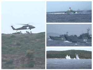 HARPUN 2024. Pogledajte kako topovnjače otvaraju vatru, a vojnici po jakom jugu vrše desant