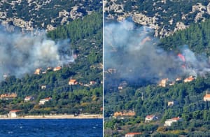 Blizu samih kuća buknuo požar u Vignju na Pelješcu!