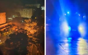 Ta vatrena splitska noć - planuli podzemni kontejneri, vatra zahvatila dva automobila!