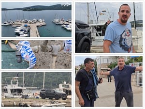 U ILEGALNOJ MARINI U TISNOM SKINULI PEČAT INSPEKCIJE Na novinare Morskog nasrnuli njemački gosti, vlasnik zapisivao naše podatke, pokušali nam oteti i kameru!