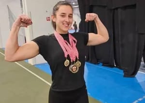 Djelatnica Postaje pomorske i aerodromske policije Pula  prvakinja države u powerliftingu