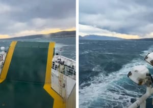 Trajekt nije mogao uploviti u Supetar, pa se vratio u Split