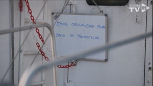 Orkanska bura privezala brodove u šibenskoj luci