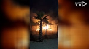 U potpunosti izgorio Beach bar Lux u Peroju