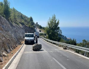 I Vlada zaključila da treba hitno sanirati smrtno opasne odrone iznad magistrale kod Dubrovnika