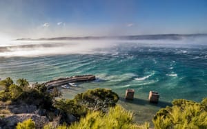 HLADNO JUTRO Jaka i olujna bura do poslijepodne će oslabiti